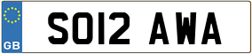 Truck License Plate